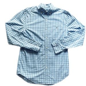 Vineyard Vines Men's Blue Plaid Check Classic Fit Tucker Button Down Shirt